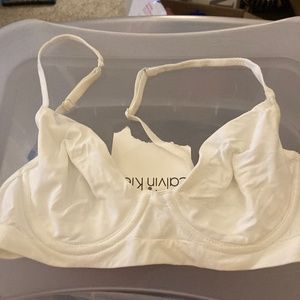 Brand new with tags Calvin Klein 32B white stretch bra